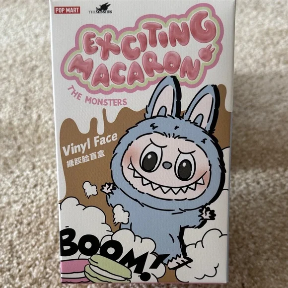 NWT - BRAND NEW The Monsters Exciting Macaron Vinyl Face Plush Pendant - Picture 1 of 8